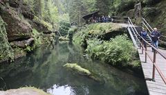 Edmundova soutska byla slavnostn otevena roku 1890, Divoká soutska se...