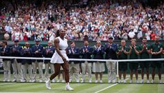 Serena Williamsová na závreném ceremoniálu