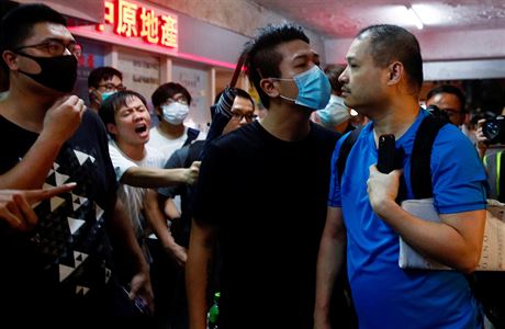 Protesty v Hongkongu, ilustraní foto.