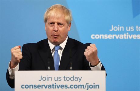 Nový éf konzervativc a pítí britský premiér Boris Johnson.