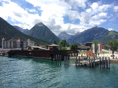 Achensee - pístavit v Pertisau.