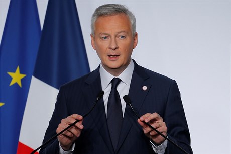 Francouzský ministr financí Bruno Le Maire.