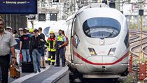 Pod vlak ICE ve Frankfurtu byla strena matka s dttem, chlapec nepeil.