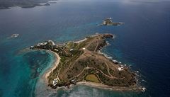 Ostrov Little St. James v souostroví Panenských ostrov, který se adí do...