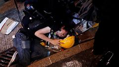 Bhem ji sedmé demonstrace v Hongkongu policie pouila opt i gumové...
