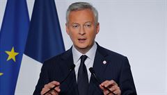 Francouzský ministr financí Bruno Le Maire.