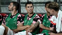 Cristiano Ronaldo na lavičce náhradníku v duelu s výběrem hvězd K-League.