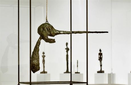 Výstava dl Alberta Giacomettiho v praské NG.