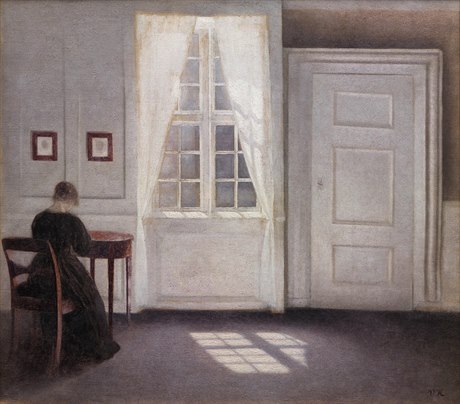 Interiér ve Strandgade, 1901, Vilhelm Hammershoi.