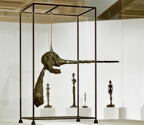 Výstava dl Alberta Giacomettiho v praské NG.