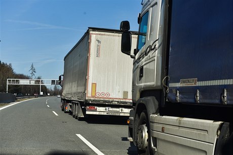 Kamiony na dálnici (ilustraní foto).