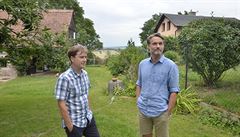 Milan Starec (vlevo) a Daniel Gabry, autoi jedné z pipomínek EIA. Z této...