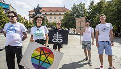 Pochody Prague Pride bojují proti bezpráví podobn, jako kdysi pochody za...