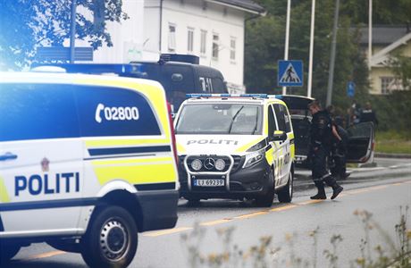 Policie na mst inu pobl norskho hlavnho msta Oslo.