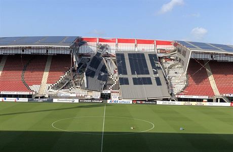Poniený stadion Az Alkmaar.