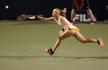 Marie Bouzkov z na turnaji v Torontu.