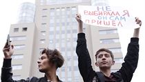 Na moskevskou Sacharovovu tdu pili lid znovu protestovat proti vylouen...