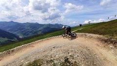 Saalbach Hinterglemm. dol sportu i rodinn zbavy