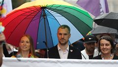 Pražský primátor Zdeněk Hřib na průvodu za práva LGBT komunity Prague Pride | na serveru Lidovky.cz | aktuální zprávy