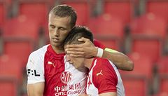 Slavia odjela do Kluže pro Ligu mistrů. Připraví si nadějný výsledek do odvety?