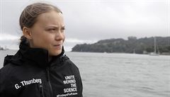 �védská klimatická aktivistka Greta Thunbergová cestuje na summit v USA na...