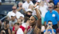 Serena Williamsová se raduje z postupu do finále Rogers Cupu pes Marii...