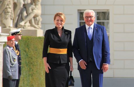 Slovensk prezidentka Zuzana aputov se setkala v Berln s nmeckm...