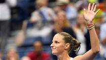 Karolína Plíšková slaví postup do 3. kola US Open.