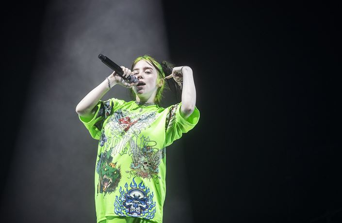 Pra�ský koncert americké zp�va�ky Billie Eilish, 20. srpna.