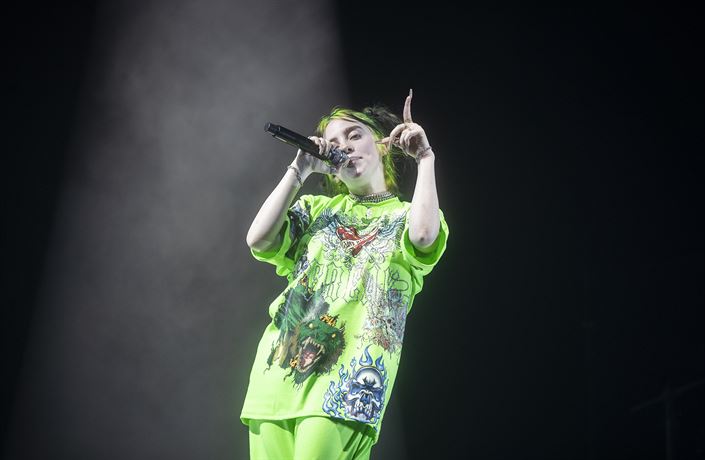 Pra�ský koncert americké zp�va�ky Billie Eilish, 20. srpna.