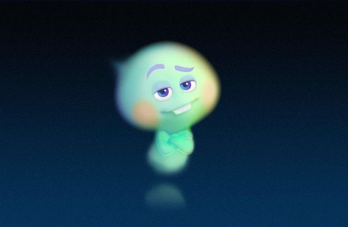 Lidská due. Animovaný snímek Due (2020). Reie: Pete Docter.