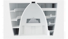 Unikátní přestavbu neratovického kostela ukazuje jeden z modelů umístěných v Domě umění