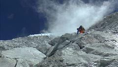 Marek Holeek na jednom vrcholu ze ty vrchol Huandoy.