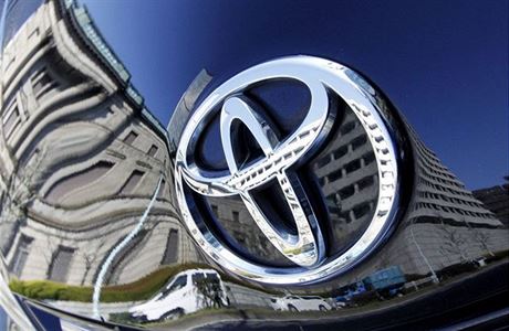 Logo automobilové spolenosti Toyota.