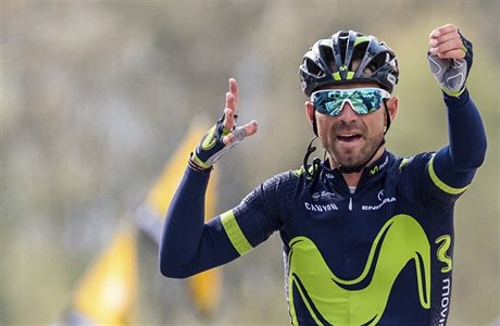 Španělský cyklista Alejandro Valverde .