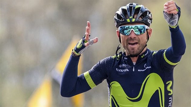 Španělský cyklista Alejandro Valverde .