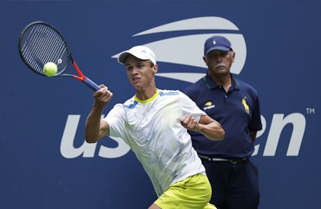 Joná Forejtek ve finále juniorského US Open.