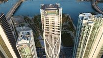 Mrakodrap One Thousand Museum v Miami, který navrhovala architektka Zaha Hadid.