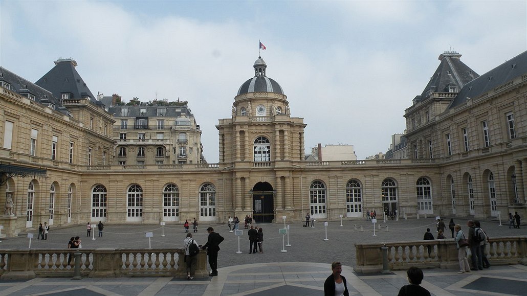 Lucemburský palác, kde sídlí francouzský Senát.