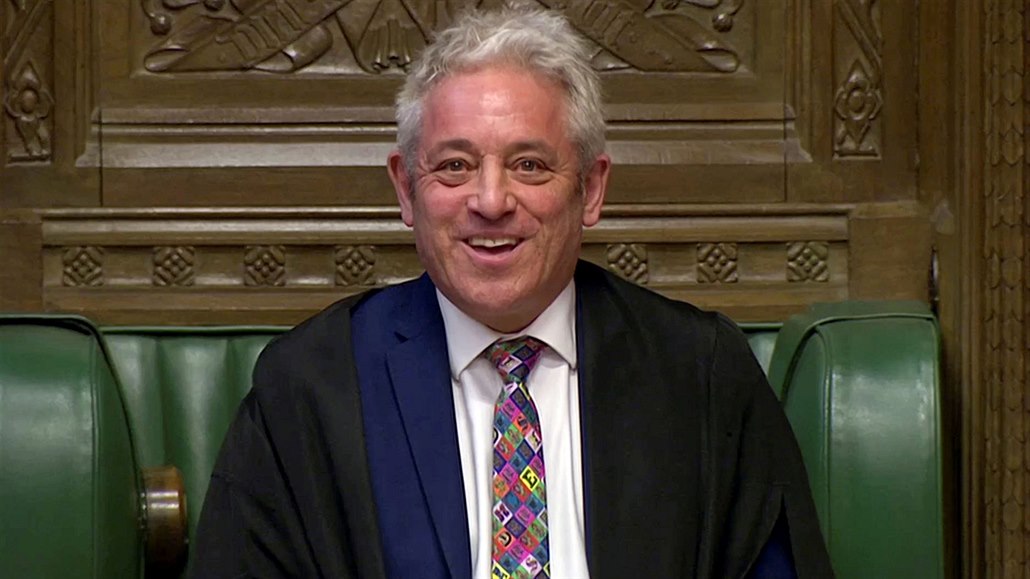 P�edseda dolní komory britského Parlamentu John Bercow.