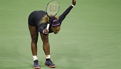Serena Williamsová v semifinále US Open.