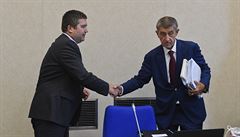 Premiér Andrej Babiš (ANO) a vicepremiér a ministr vnitra z ČSSD Jan Hamáček... | na serveru Lidovky.cz | aktuální zprávy