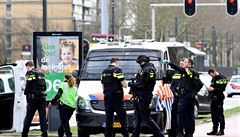 Nizozemská policie v akci.