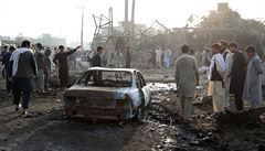 Výbuch v Kábulu.