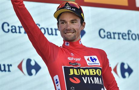Slovinský cyklista Primo Rogli uhájil v poslední horské etap Vuelty vedení a...