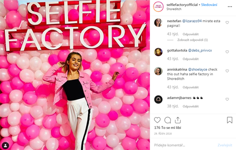 Londýnské selfie studio je rájem milovníků Instagramu