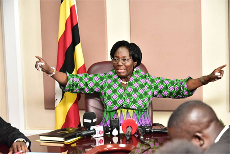 Rebecca Kadaga - pedsedkyn ugandského parlamentu.