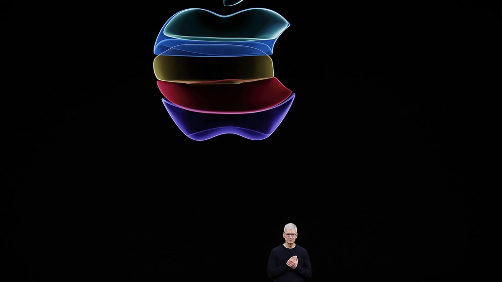 éf Applu Tim Cook na pedstavení nových produkt v kalifornském Cupertinu, 10....