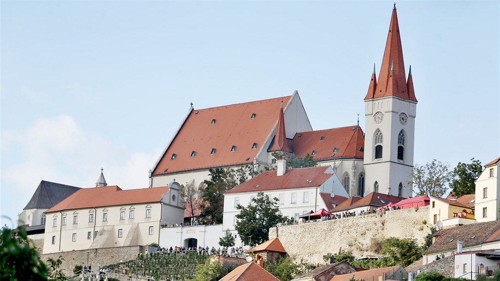 Pohled na kostel sv. Mikuláe ve Znojmu