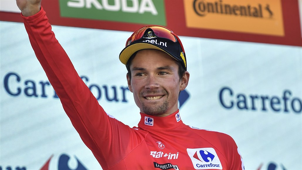 Slovinský cyklista Primož Roglič uhájil v poslední horské etapě Vuelty vedení a...